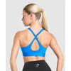 Gymshark Peek A Boo Sports brA bArbell Blue b8A5z Udbt