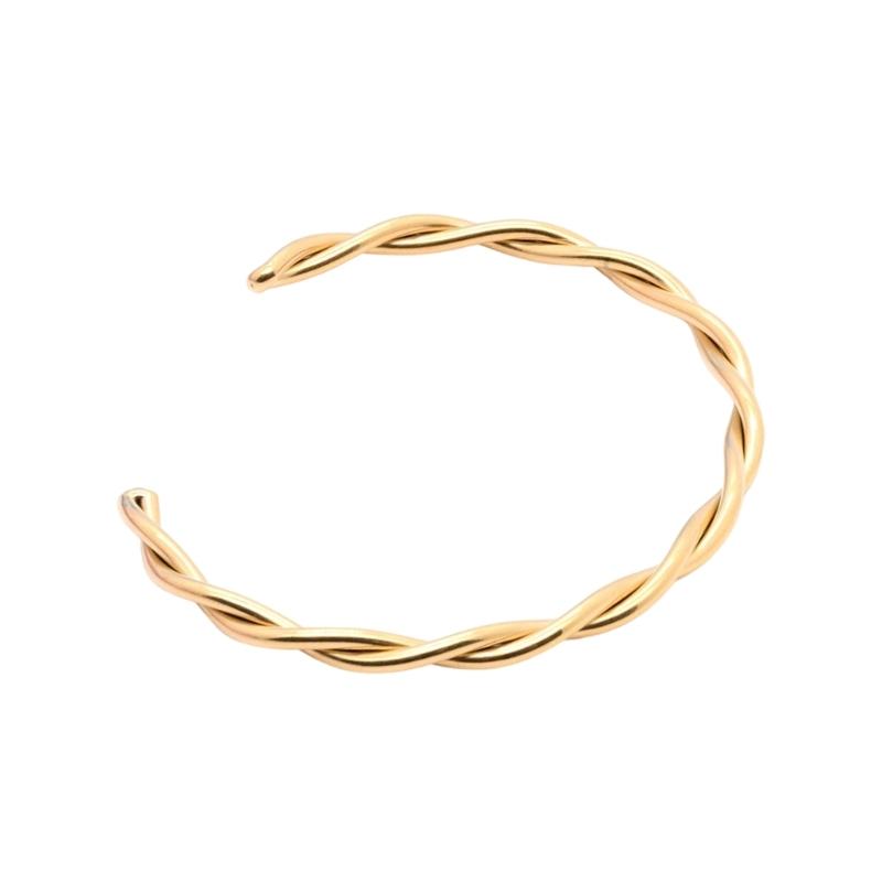 Practical High Polished Spirals Cuff Bracelet Comfortable Everyday Wear With Gifts Pouches Daily Use Casual Wear