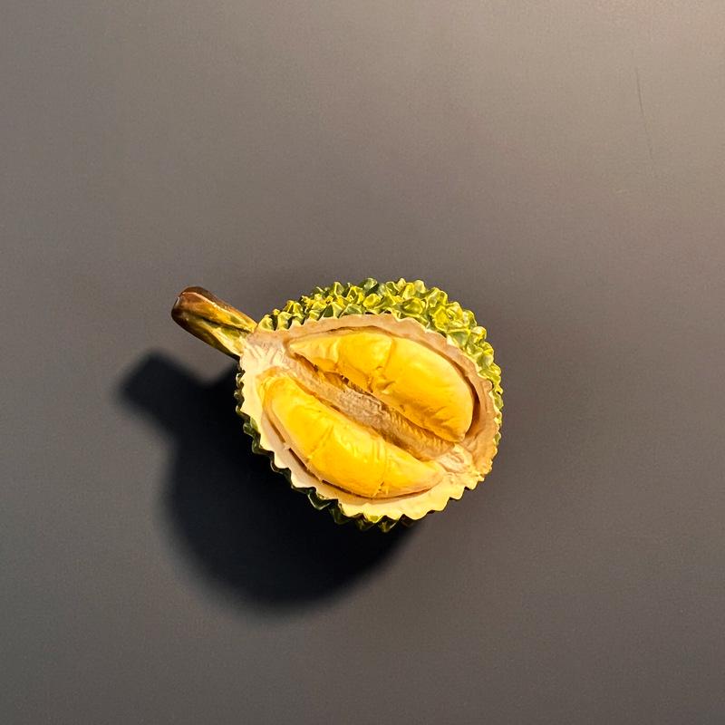 

3D Фруктовые магниты на холодильник: Декоративные наклейки для сообщений: Арбуз, Клубника, Банан и Дуриан