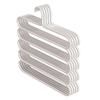 Five-Layer Anti-Slip Multi-Functional Clothes and Pants Hanger for Dormitory Wardrobe