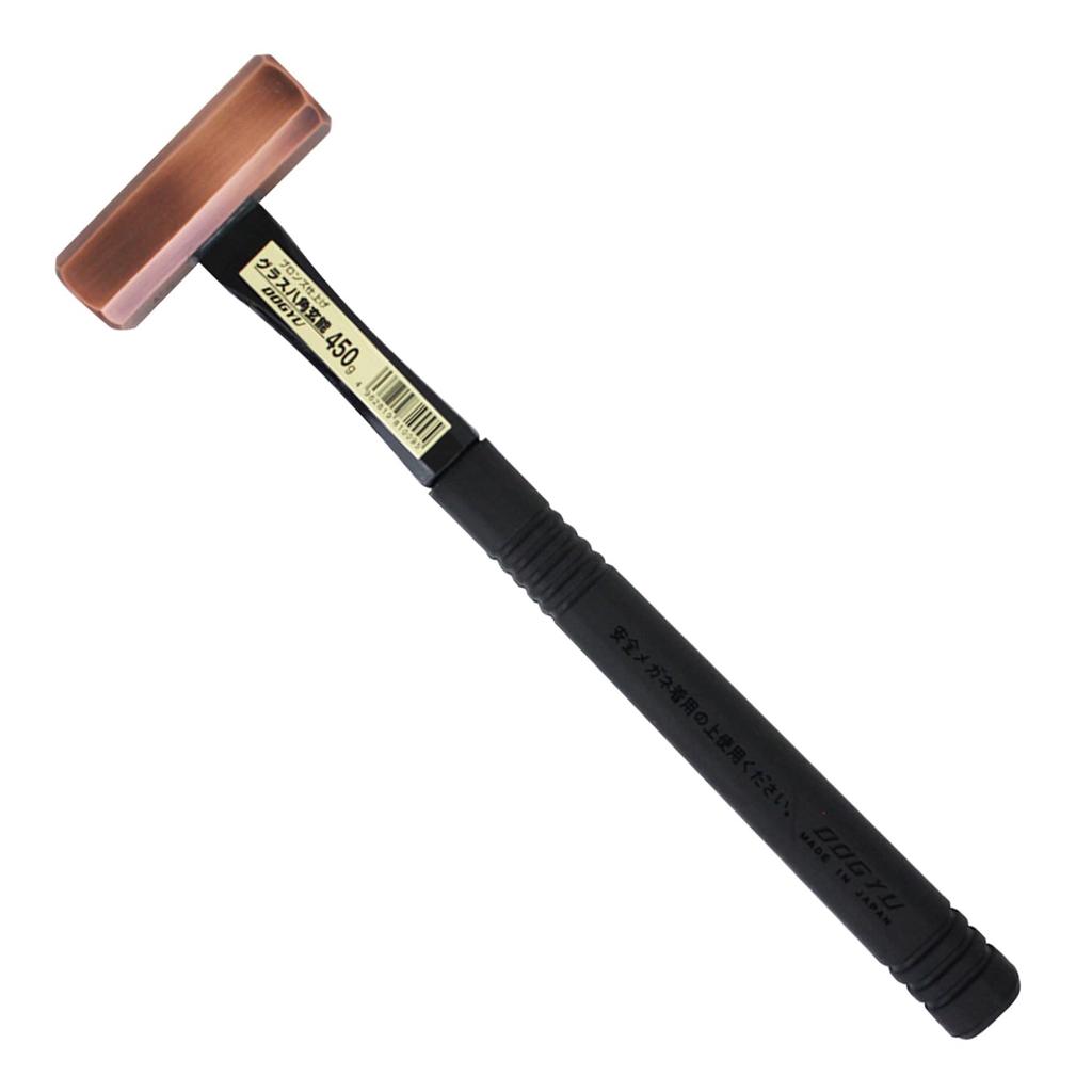 Dogyu Industry Bronze Glass Handle Octagonal Hammer 450g