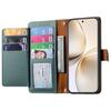 For Realme 14 Pro+ 5G Case RFID Blocking Zipper Pocket Leather Wallet Phone Cover with Strap