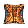 Pillow Case Tung Tung Tung Sahur Starry Night Print  Pillow Cover For Office Car Home Decor Retro Trendy Pillowcases