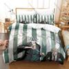 Cool Personality Bleach Anime Characters New Duvet Cover Set Soft Microfiber Breathable Bed Set for Teens Adults Bedroom Kisuke
