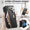 For Samsung Galaxy S26 S25 S24 S23 Ultra Detachable Leather Zipper Wallet Card Holder Phone Case for A56 A36 A16 A17 A07 Cover