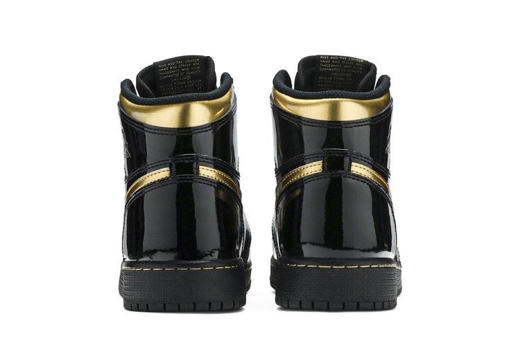 Kids' Sneakers Jordan 1 Retro High Black Metallic Gold (2020) (GS) Black/Black-Metallic Gold