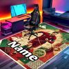 Custom Name Personalized Cristiano Ronaldo Print Carpet, Versatile Home Decor Rug, for Playroom, Apartment, Balcony, Entryway, Hallway Gift