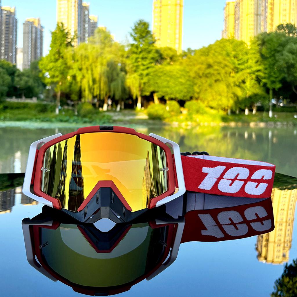 100 Motocross Glasses Motorcycle ATV MTB Cross-country Riding Sports MX Goggles Motorcycle Helmet UV400 Bicycles Goggles