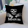 Heavy Metal Misfits Band pillow cover sofa cushion cover home room decoration children gift