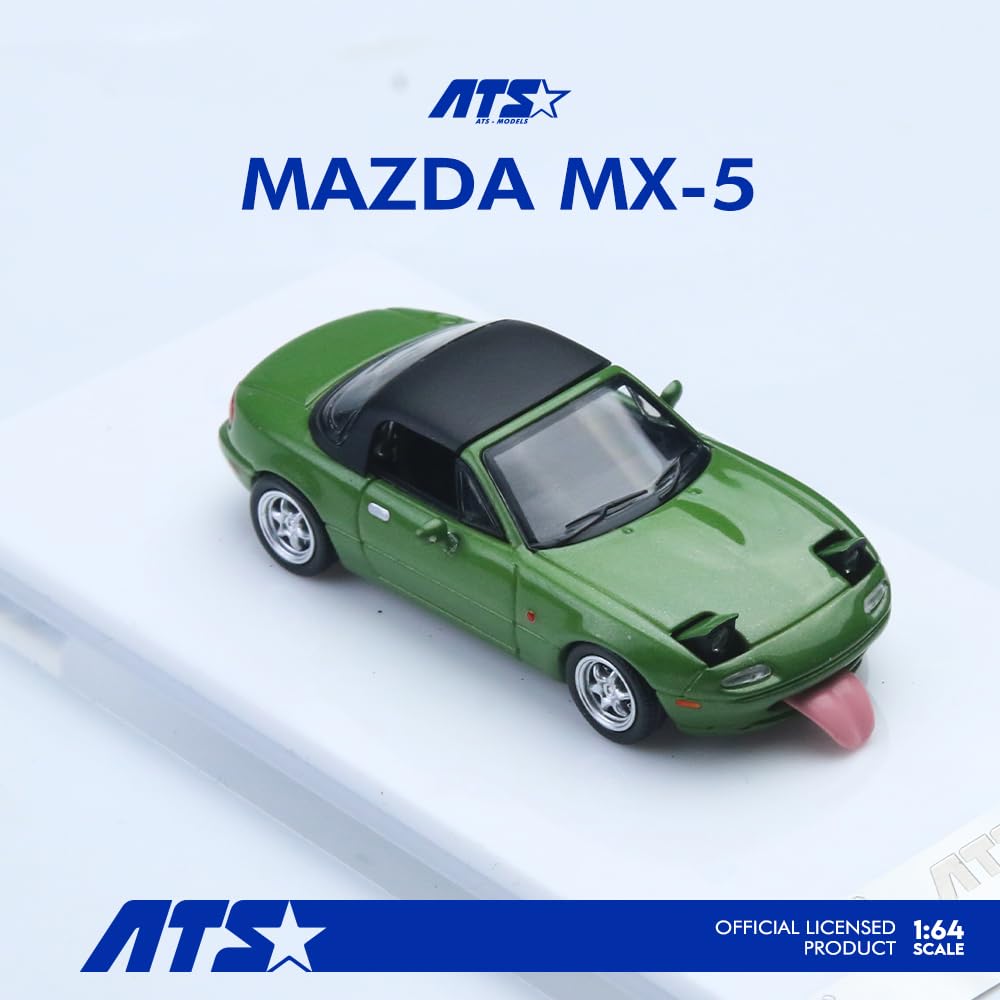 HobbyJAPAN Mazda Green Finished Model ATS880105 ATS-MODELS 1/64 MX-5