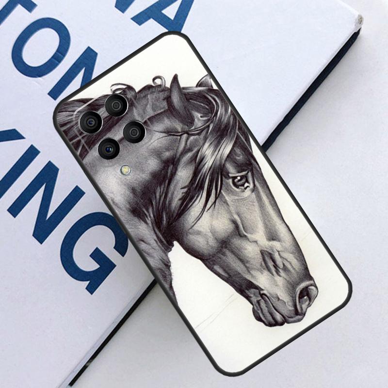 Horse Pony Painted For Samsung Galaxy M21 M11 M31 M13 M33 M35 M53 M55 M15 M14 M34 M54 M12 M32 M52 M06 M16 Case