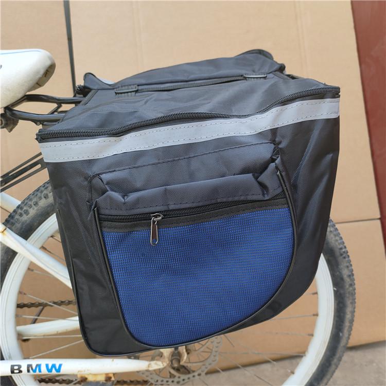 Large Capacity Rainproof Rear Rack Pannier Bag for Mountain Bikes