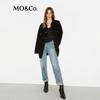 MO&Co. Merino Wool Double-Faced Drop-Shoulder Coat