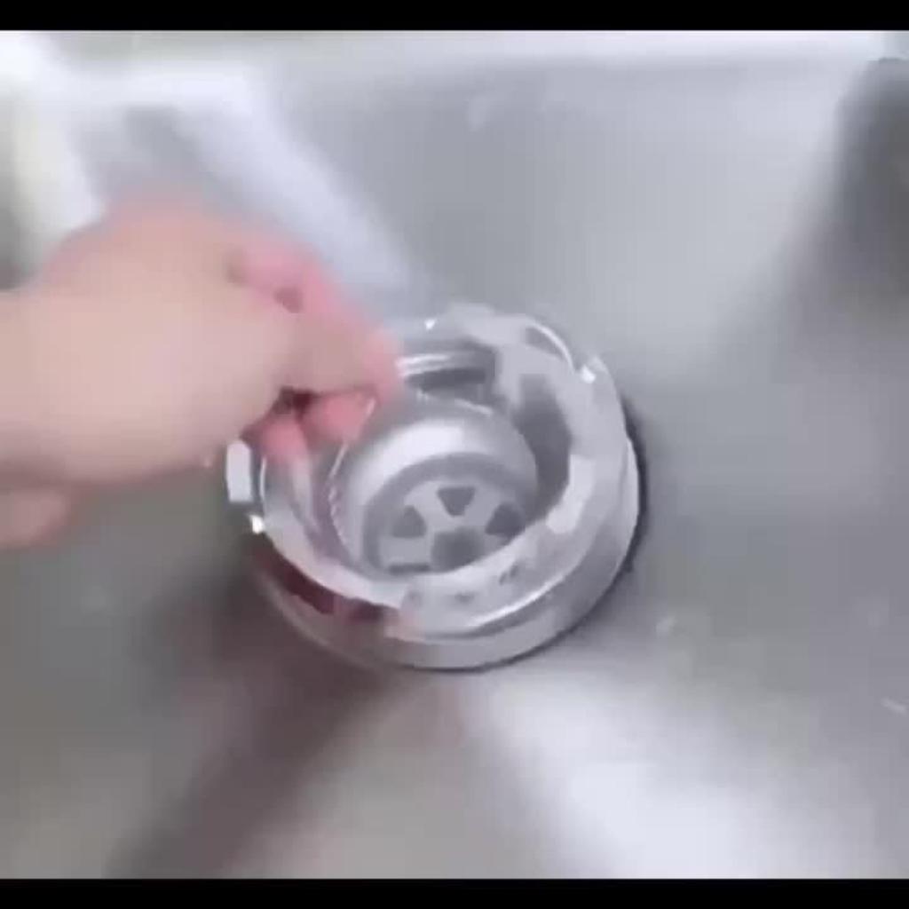 Stainless Steel Sink Filter with Handle - Rust Proof and Anti Clogging Mesh Filter, Suitable for Kitchen and Bathroom Sinks
