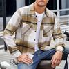 Neues Herren High-End Thermo Plaid Herbst- und Winter Verdickte Hemdjacke
