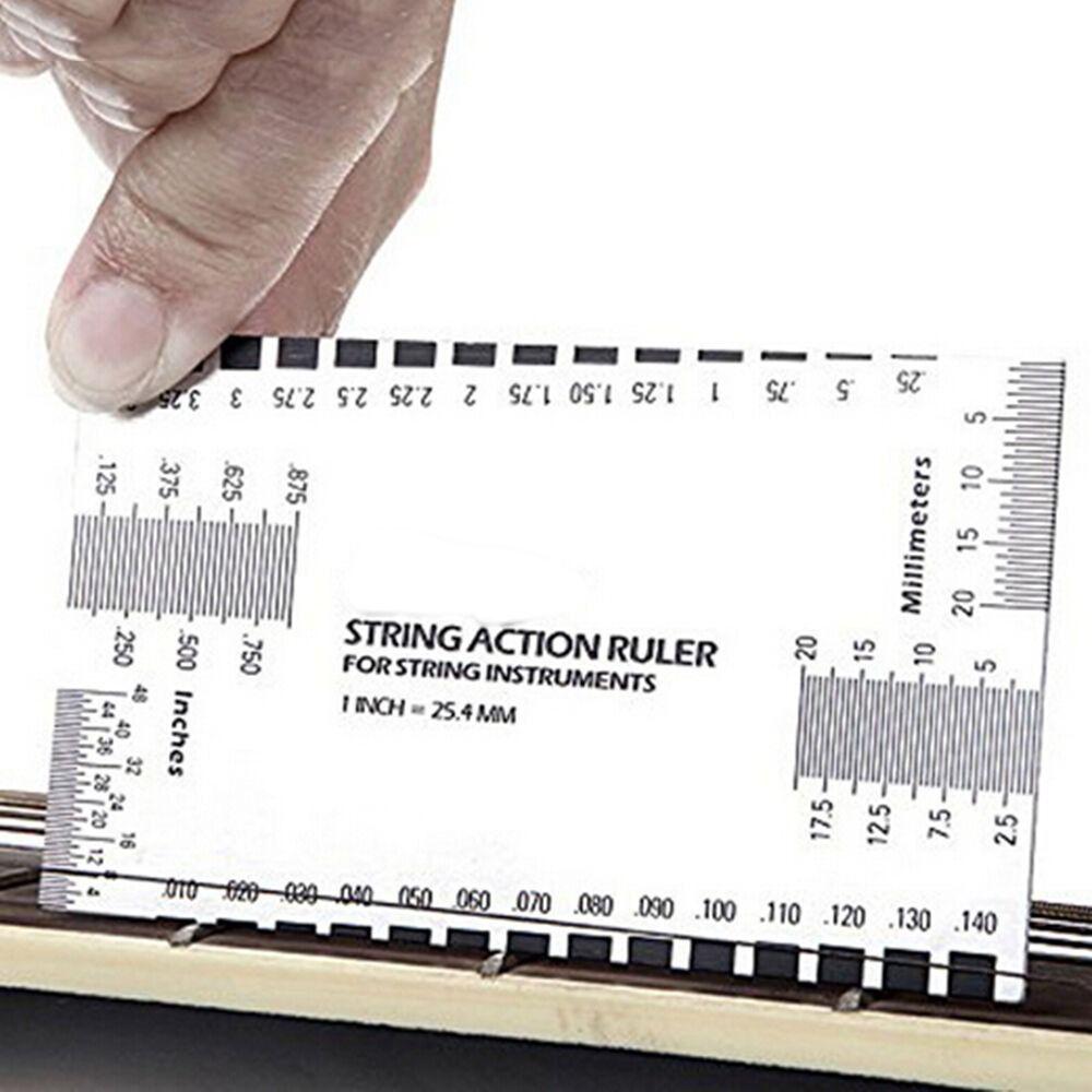 Pip Guitar Maintenance Tool String Gauge Ruler Height Measurement Caliper Measuring Luthier