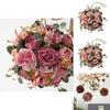 Hydrangea Peony Decorative Flower Ball With Silk Material For Wedding Venue And Garden Decor