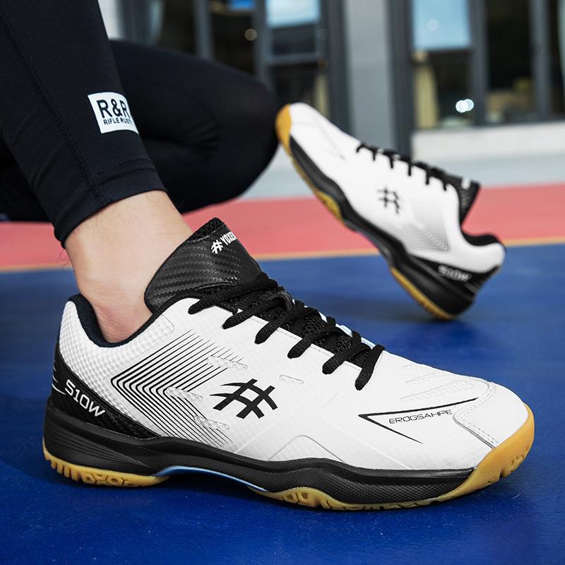 

Кроссовки обувь для настольного тенниса обувь для бадминтона мужская новая тренировочная женская волейбольная обувь мужская 2025 спортивная обувь мужская сетка 44