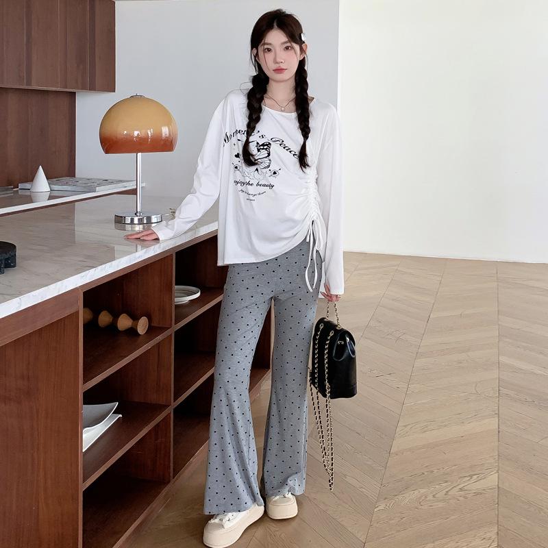 

Spring 2026 Fashion Long-Sleeve Drawstring Slimming Top 2XL