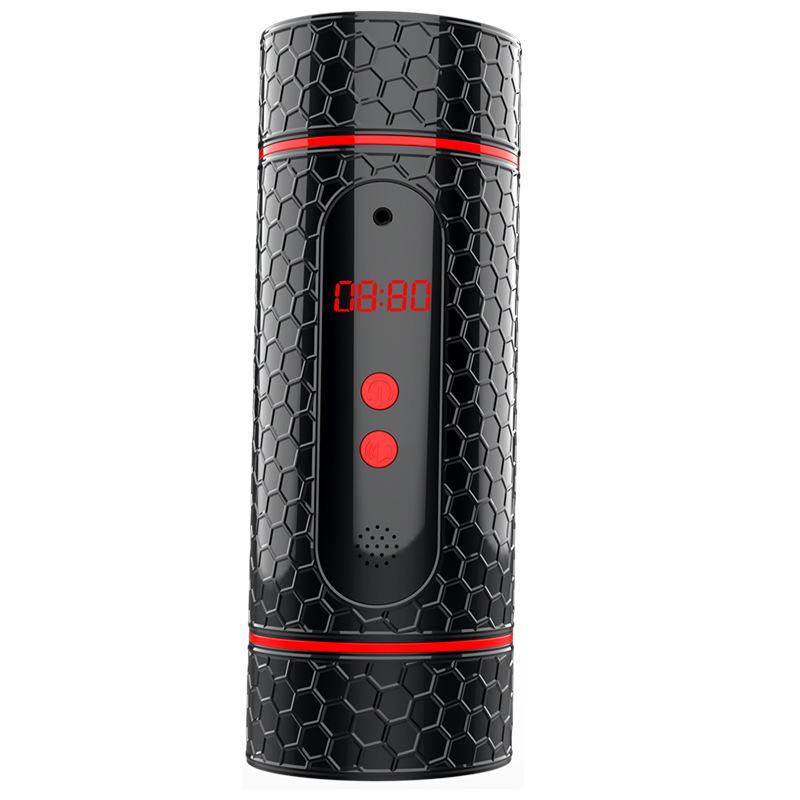 Automatic Male Masturbator Cup Timing Vibrator Dual Channel Vagina Blowjob Pocket Masturbation Cup Sex Toy for Men Adult Goods