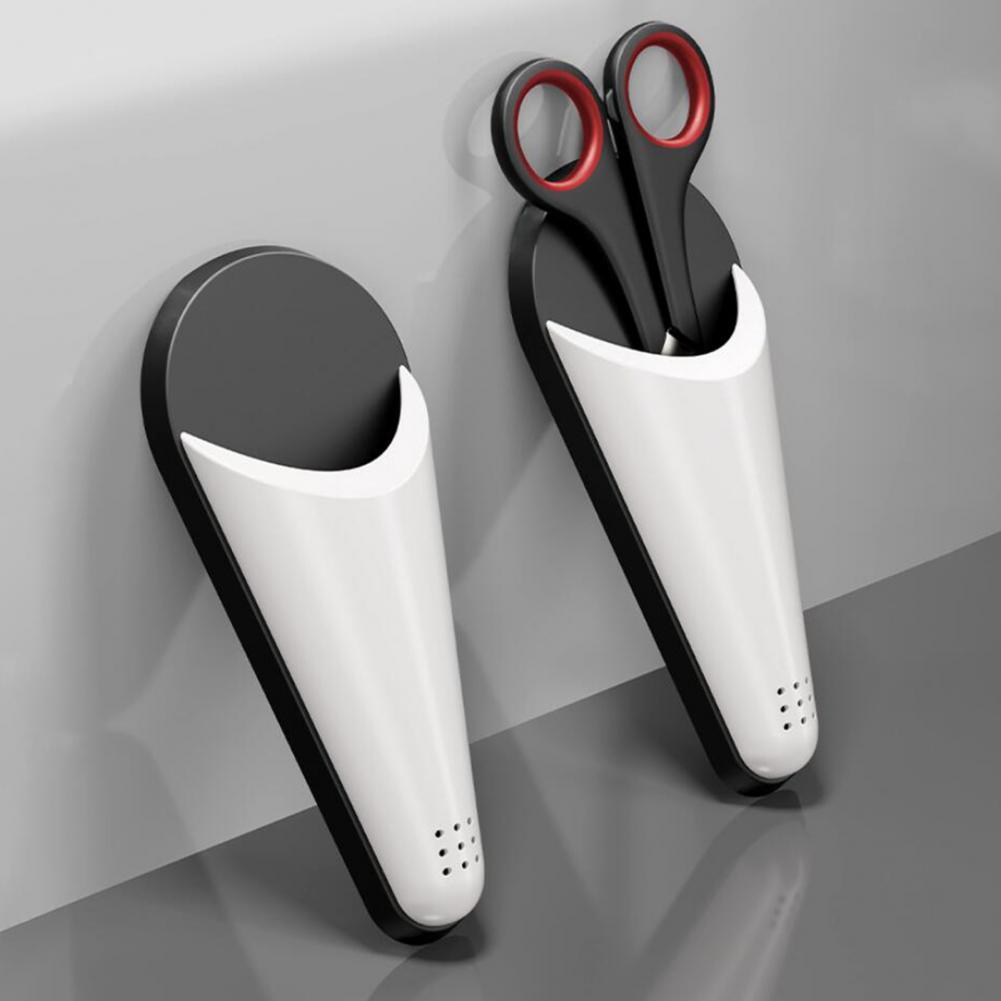 Magnetic Scissors Holder Detachable Scissor Storage Case With Drain Hole Fridges Shears Organizer Portable Kitchen Gadget