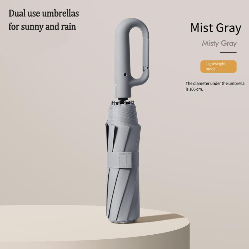 2025 Automatic Umbrella Double Umbrella 125 Cm Wind-Resistant Rainproof Reverse Umbrella Carabiner Easy To Carry Compact Design