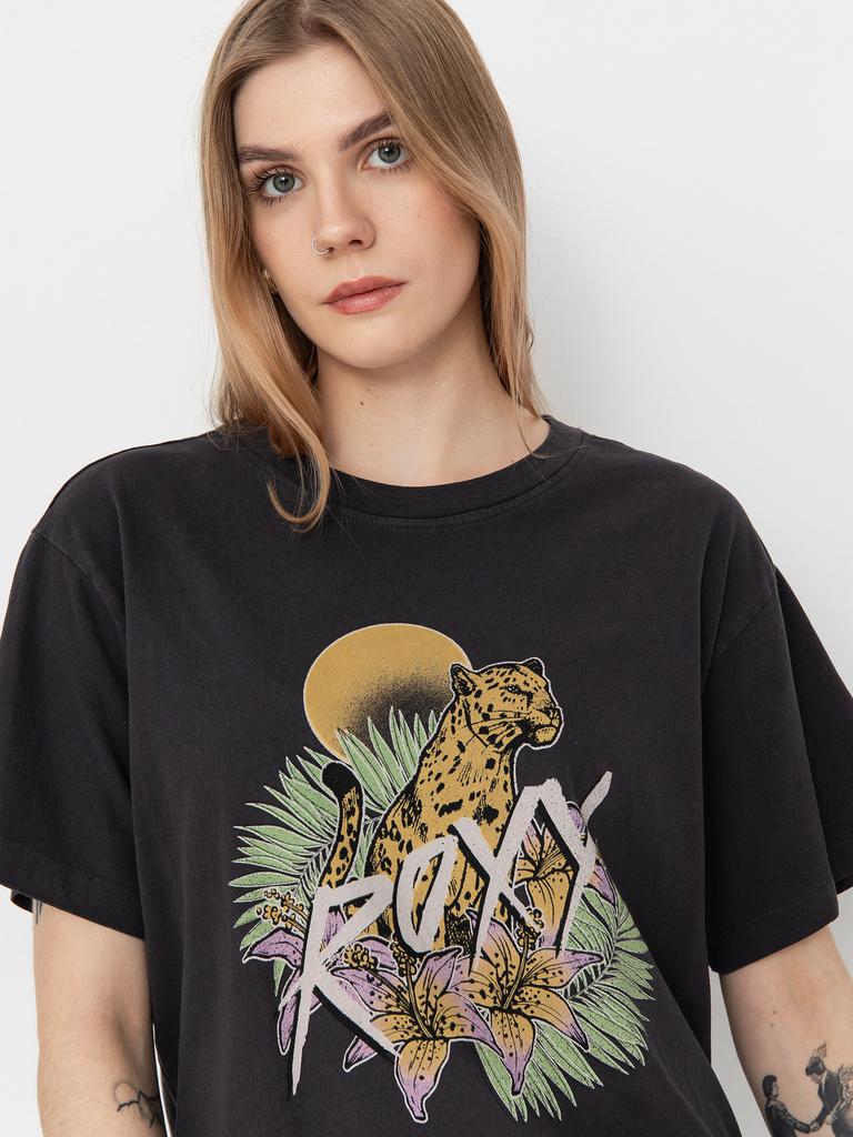 Summer Fashion Trend Roxy T Shirt Print Pattern Short Sleeve Crew Neck Casual Loose T-Shirt Sports Clothing High Quality Unisex