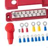 12 Klemmen Stromverteilerblock Sammelschiene 48V Zubehör Ersatz Einfach zu installieren mit
