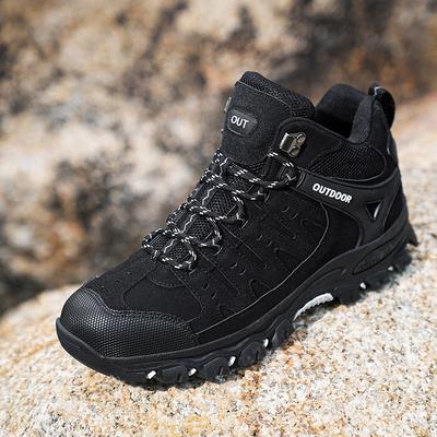 Large Size Hiking Shoes High Top Hiking Shoes Non-slip Wear-resistant Travel Shoes Outdoor Off-road Shoes