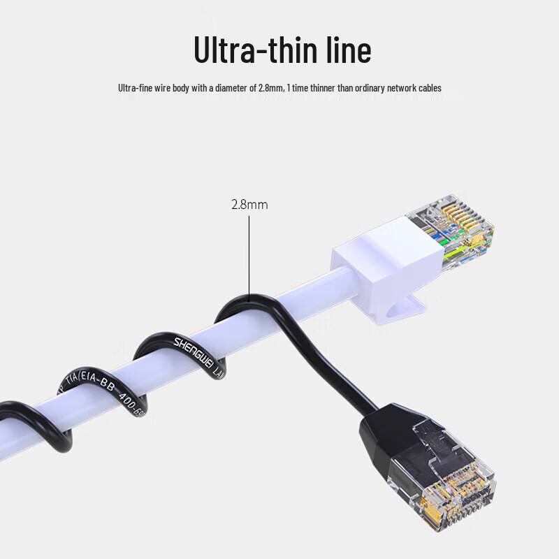 Cabo de Rede Patch Ethernet Blindado CAT6A Shengwei