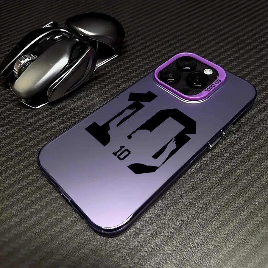 Cartoon Football Number 7 10 Phone Cover Case for iPhone 17 Pro Max 16 11 14 Plus Air 15 12 Pro 13
