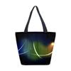 Borsa da donna senza tema Borsa a spalla da ragazza Borsa in tela stampata Tendenza moda Borsa tote di grande capacità