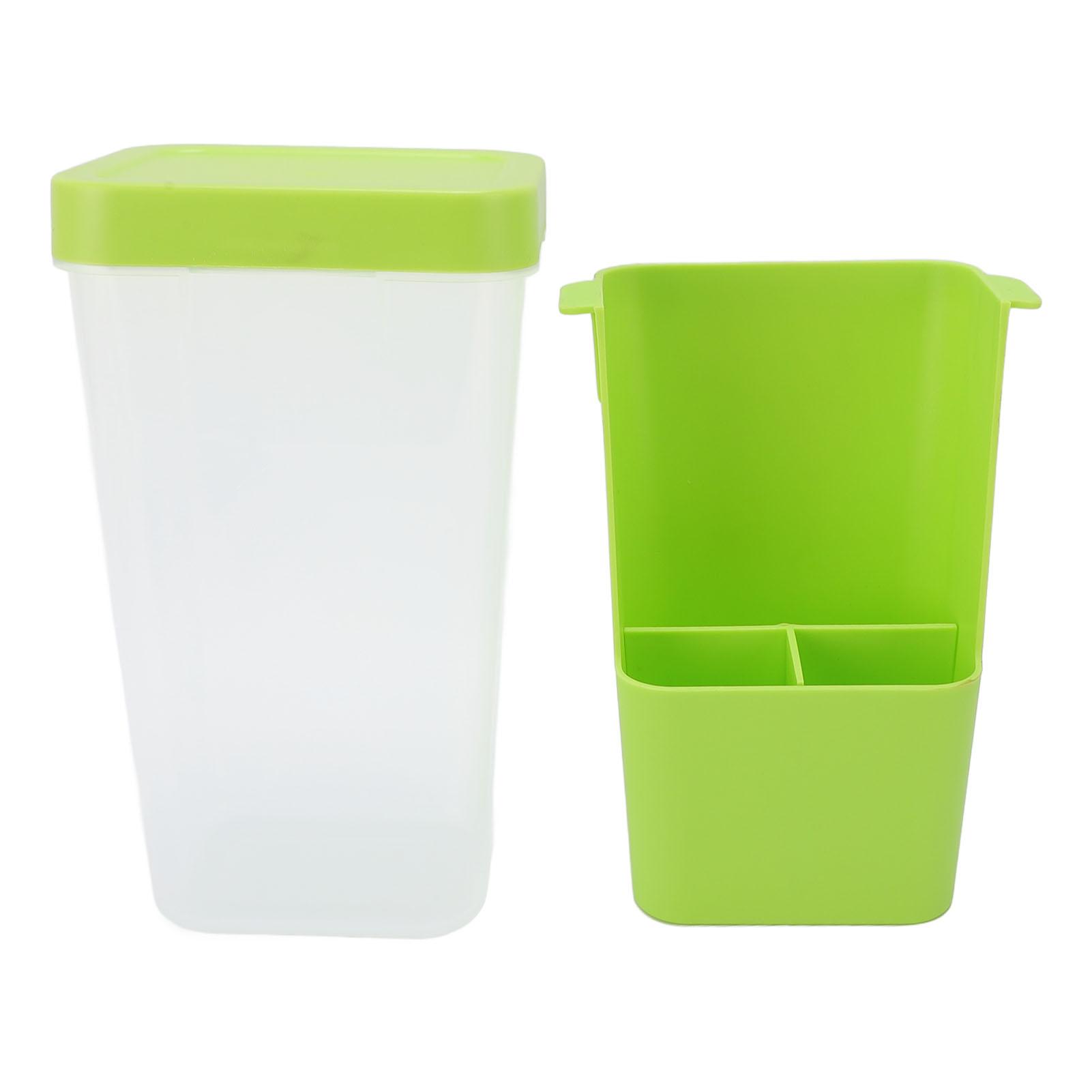 

Контейнер для хранения кинзы пластиковый прозрачный многоразовый легко моющийся многоцелевой спаржа L(for 6.5-9kg) зелёный