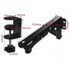 2PCS L-shaped Foldable Desktop Bracket Heavy-duty Punch-free Space-saving Desktop Extension Plate Rack Hardware Accessories