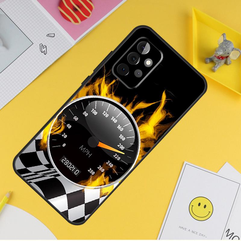 Car Dashboard Case For Samsung Galaxy A54 A34 A14 A13 A33 A53 A12 A32 A52 A71 A51 A15 A25 A35 A55 Cover