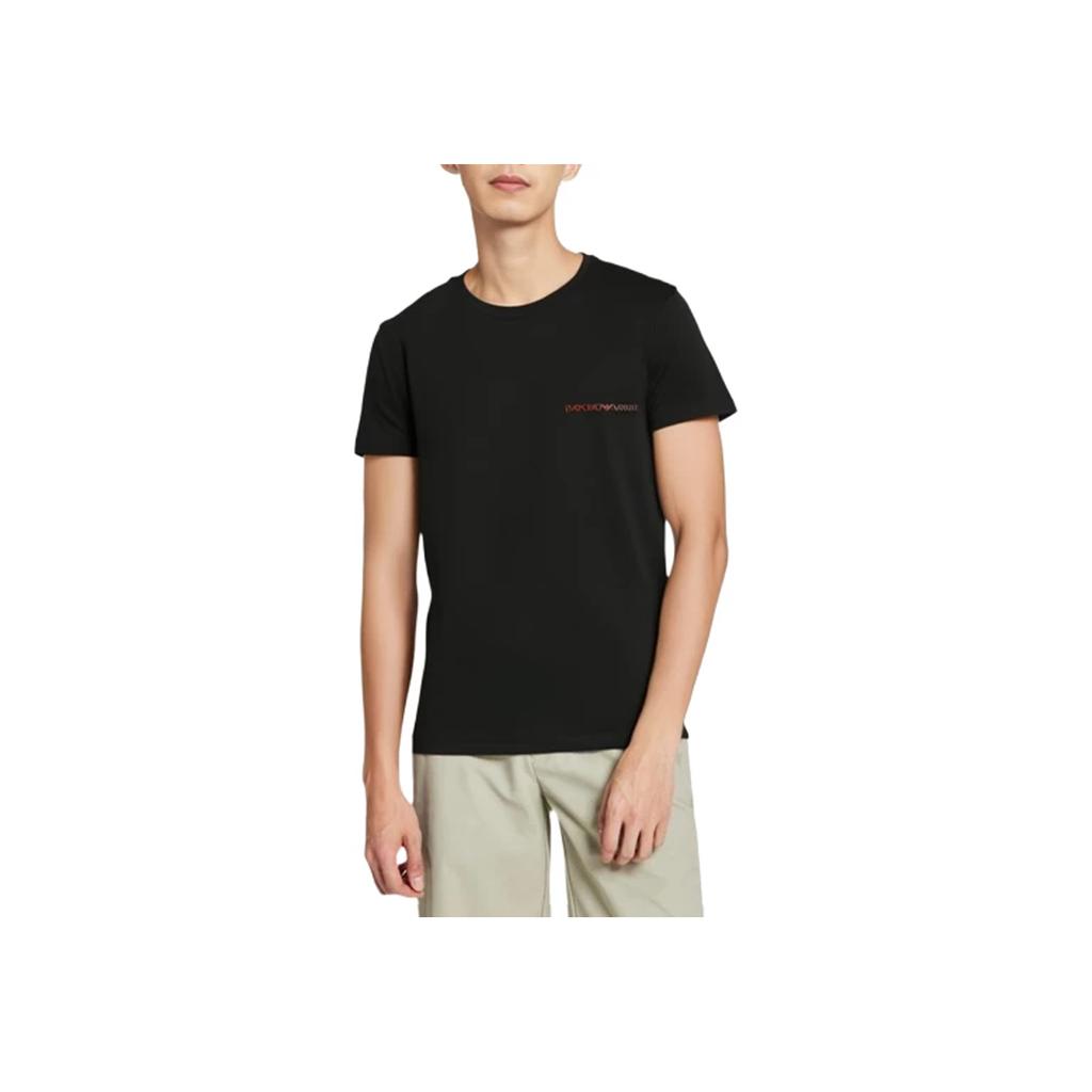 Emporio Armani Casual English Print Short Sleeve T-Shirt Men Tops 1110358-A7170-0020
