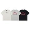 2627 Essentials Letter Print Oversized T-shirt Men Women Pure Cotton Casual Short Sleeve Tee