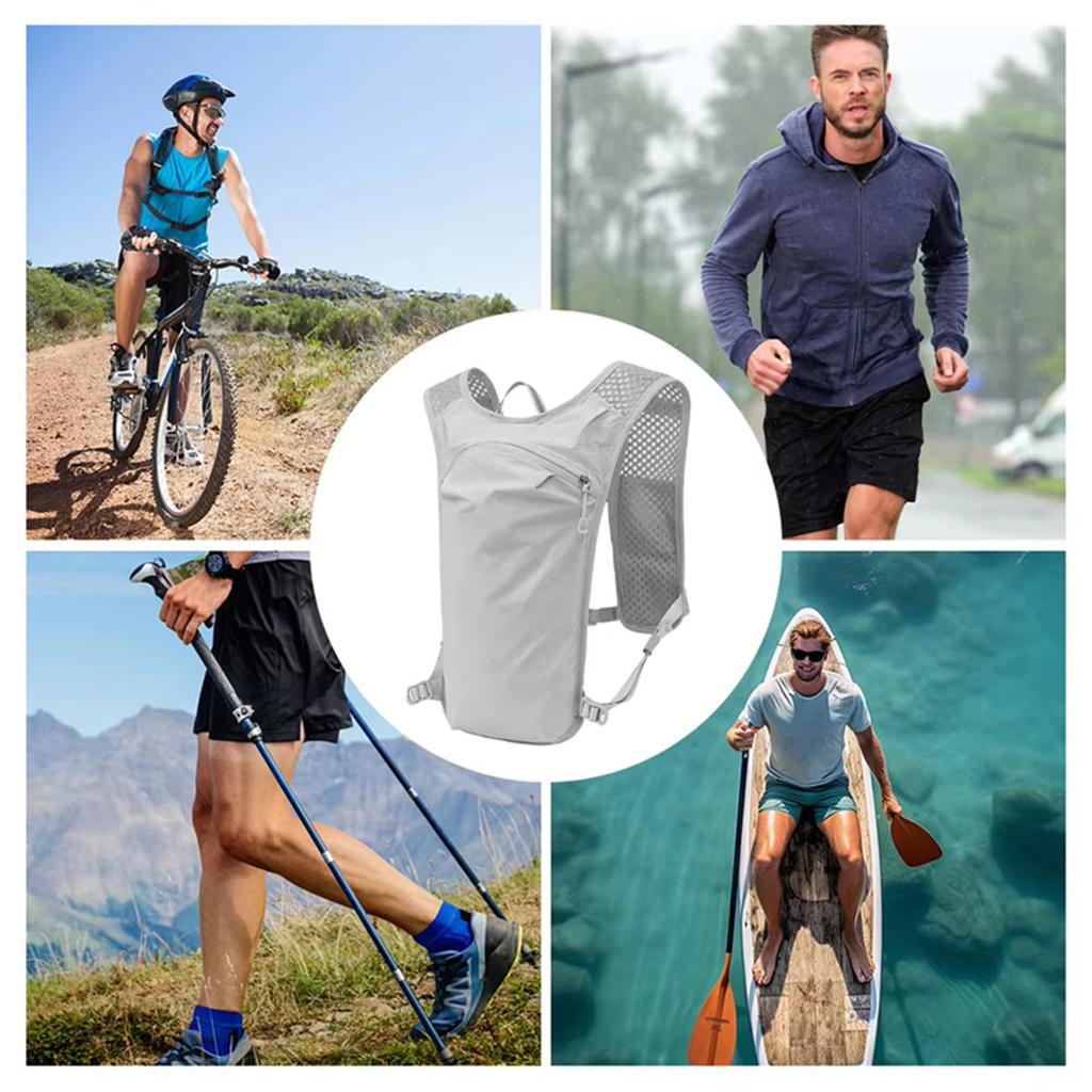 Cycling Running Hiking Vest Breathable Bicycle Cross-Country Marathon Sports Lightweight Multifunctional Outdoor Activity Gear