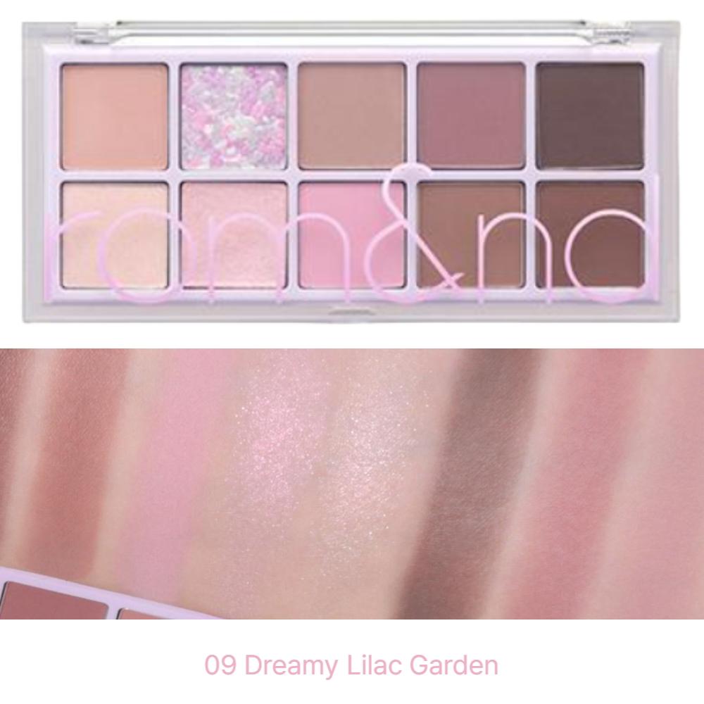 

Rom&nd Лучше, чем палетка – Корейская коллекция теней для век, Глиттерные, матовые и нюдовые оттенки, K-Beauty трендовый макияж в подарок 09 Dreamy Lilac Garden