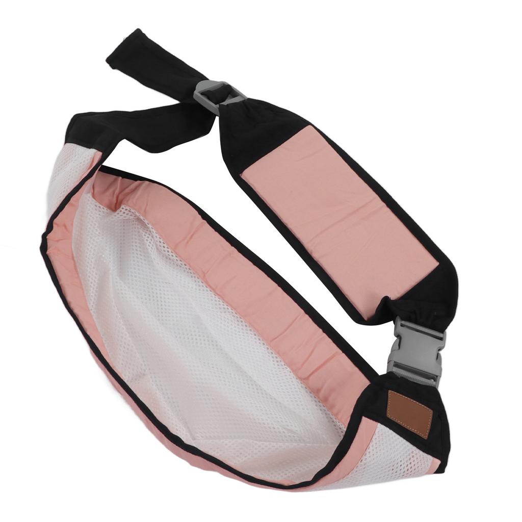 Baby Sling Carrier Multifunctional Foldable Ergonomic Breastfeeding Wrap for Baby Infant Pink