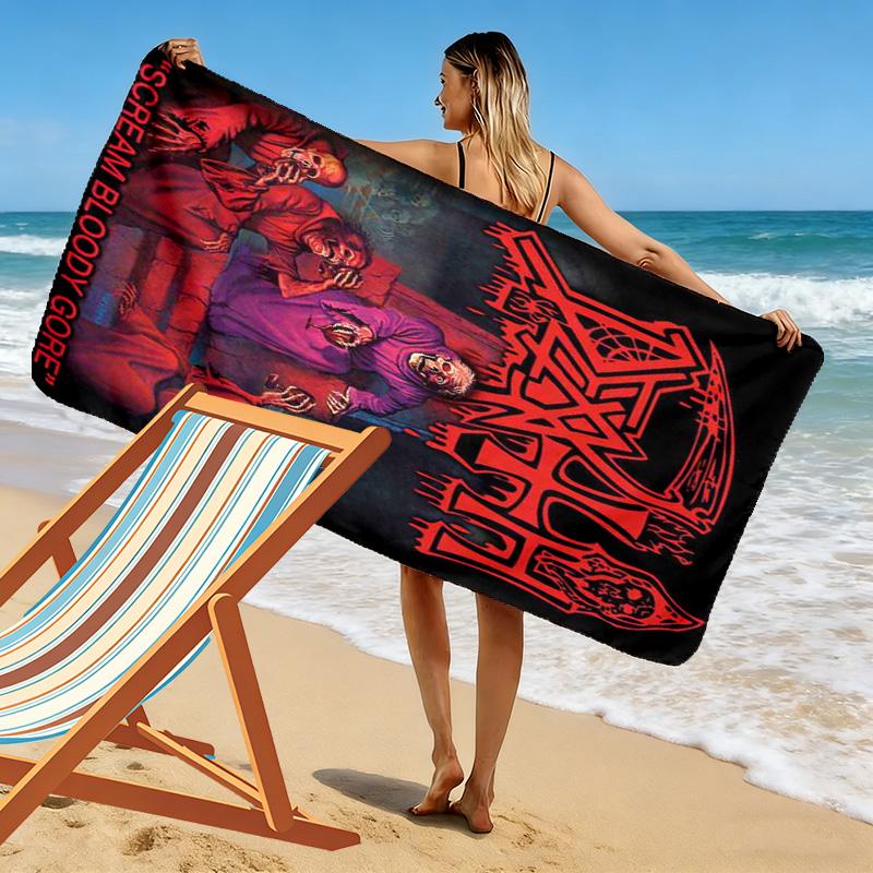 Death 2D Flat Print Beach Towel, Large Soft Quick Dry Towel for Beach Camping SwimmingDSTJ0925498