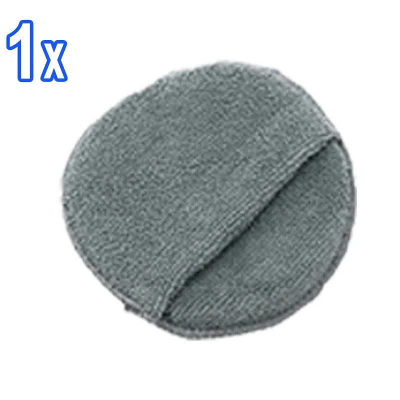 Microfiber Wax Applicator Pad Combination Diameter Ultra Soft with Finger Pocket Polish Car Wax Apply Buff Pads Car Cleaning