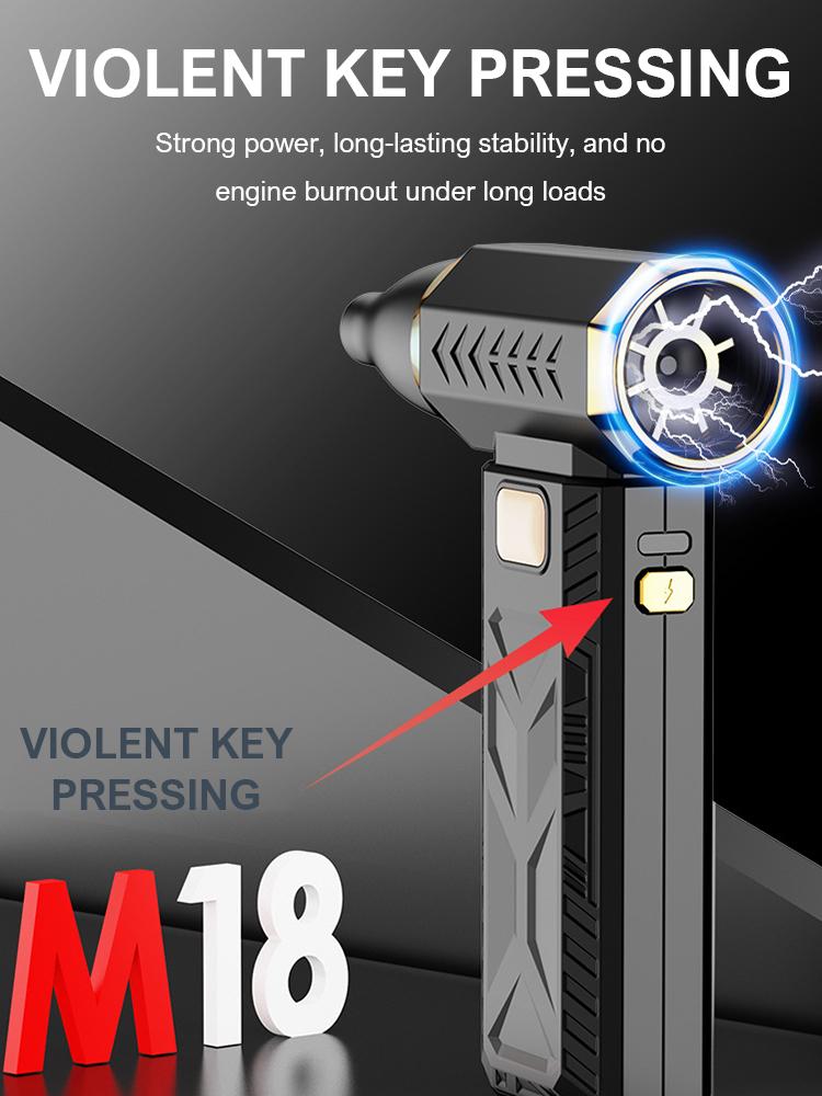 Mini wentylator Turbo 10000 mAh 400000 obr./min Potężny dmuchawa powietrza Akumulator Odkurzacz do kurzu Silne wiatry Bezszczotkowy dmuchawa Turbo