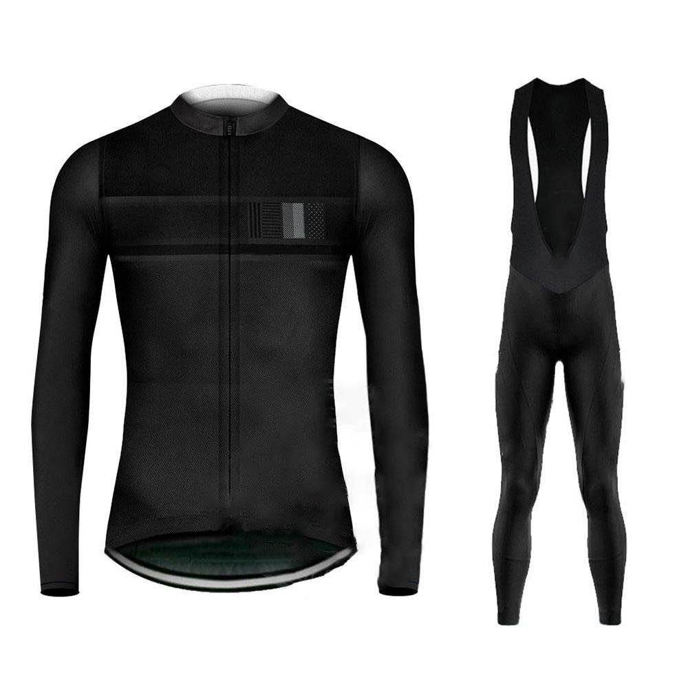 Team Version Thin Long-sleeved Cycling Suit Breathable Men's Straps 2026 Autumn Breathable Suit Cycling Suit