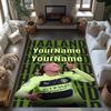 Haaland 243 Personalized Name Carpet Suitable for Decorate Room Study Room Living Rooms Balcony Anti-slip Rug Decorate Offices