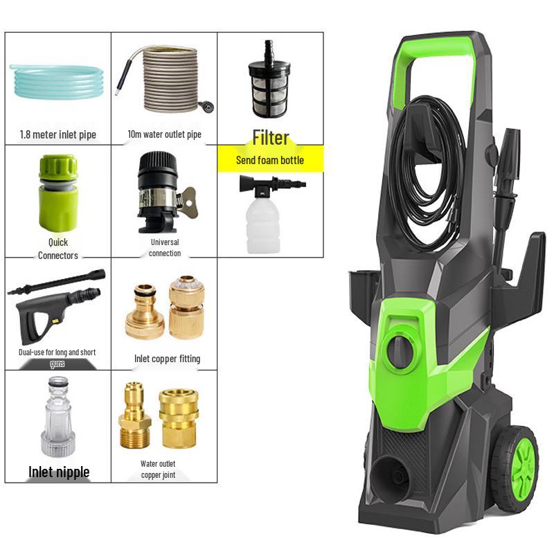 Black Cat Duke Self-Priming High-Pressure Car Washer CN plug (adapter included)