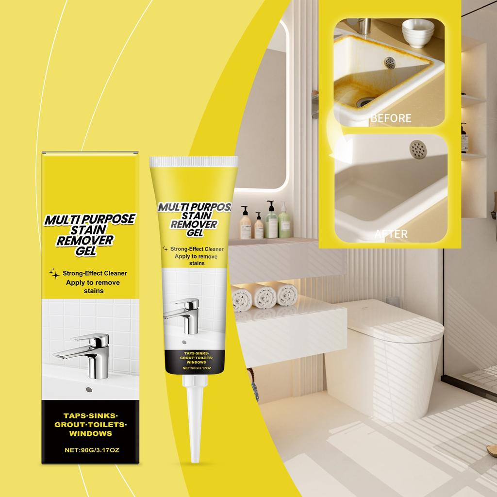 Multi-purpose Stain-reducing Gel For Daily Use In Household Sink Joints, Tile Grouting, And Cleaning Of Dirt.