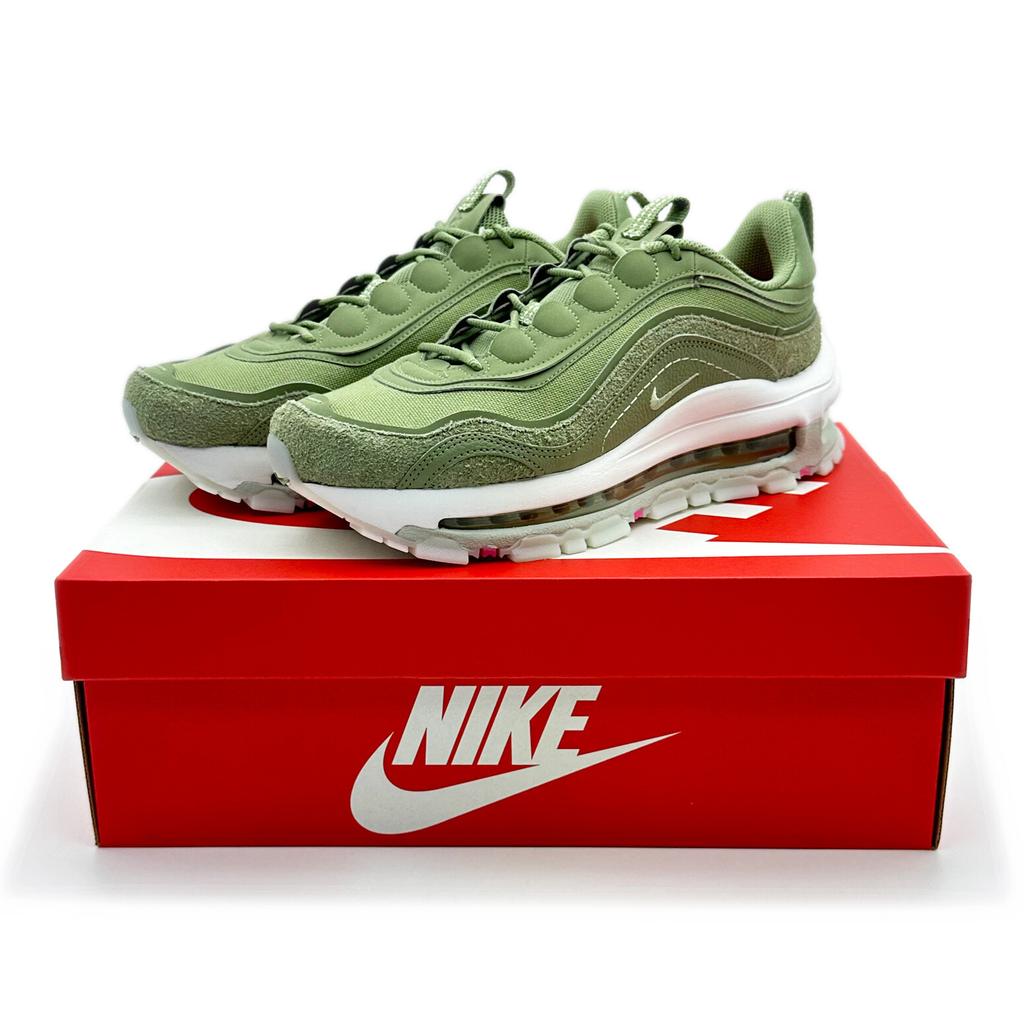 FB4496-300 Nike Air Max 97 Futura Olive White Pink (Women's)