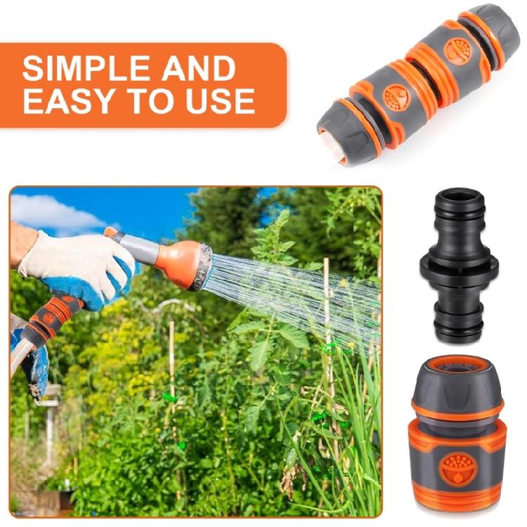 Multiple Size Hose Connector Pack 4 Standard Fittings and 2 Expandable Couplers for Stable Connection