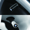 BBKV7 4Pcs Car Aluminum Styling Emblem Wheel Tire Valve Stem Air Caps For BMW M Logo M3 M5 M6 M7 E90 F30 E46 G20 E36 Tire Valve Plug